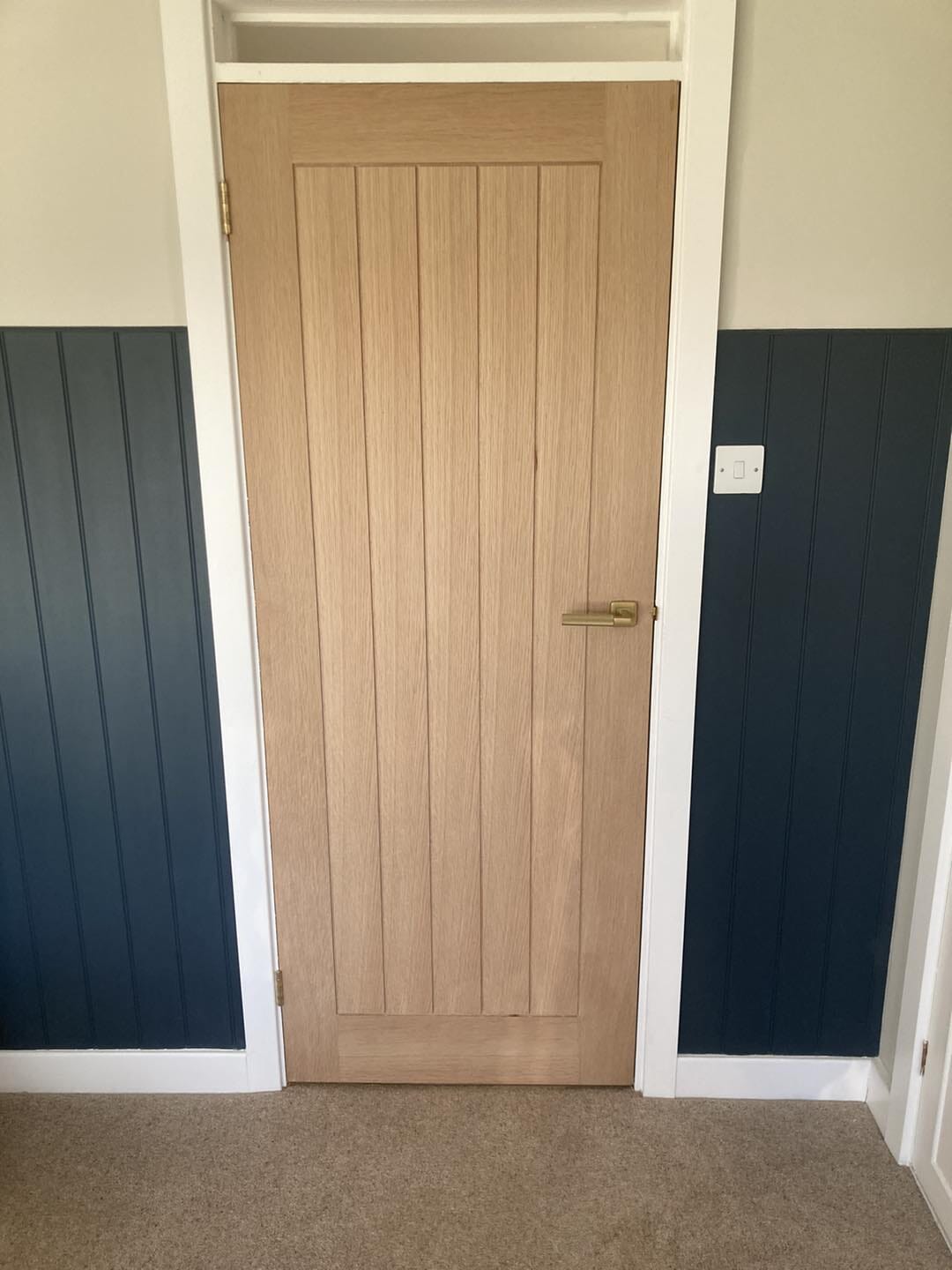 2040 x 726 x 44mm FD30 (29") Mexicano Oak - Prefinished Internal Fire Doors